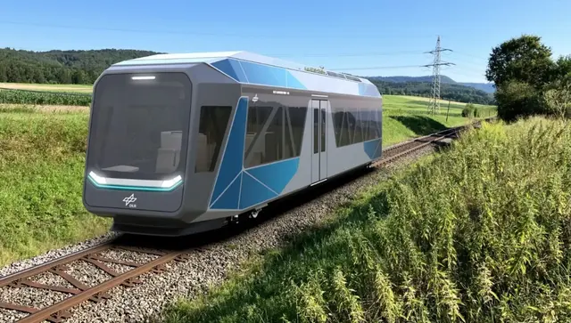 Leicht-Schienentaxis sollen auf stillgelegten Strecken und Nebenstrecken fahren.  | Foto: DLF