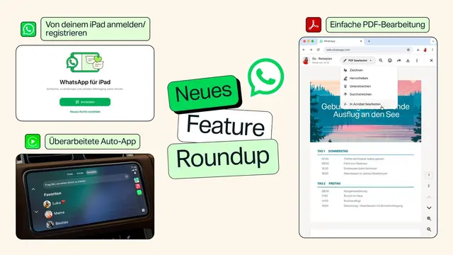 Updates verfügbar: Meta hat mit dem Rollout neuer Funktionen begonnen. | Foto: Meta/dpa-mag