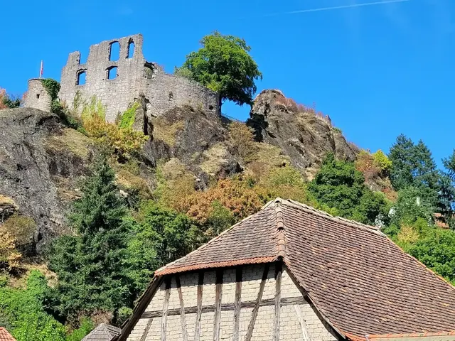 Den Donnersberg, den höchsten Berg der Pfalz, kennt jeder. Die zum Massiv gehörige Falkensteiner Schlucht ist nicht ganz so bekannt. Startpunkt einer spannenden, von zahlreichen Natur-, Kultur- und Einkehr-Highlights gesäumten Rundwanderung ist das herrlich gelegene Höhendorf Falkenstein mit seiner gleichnamigen Burg. | Foto: Markus Pacher