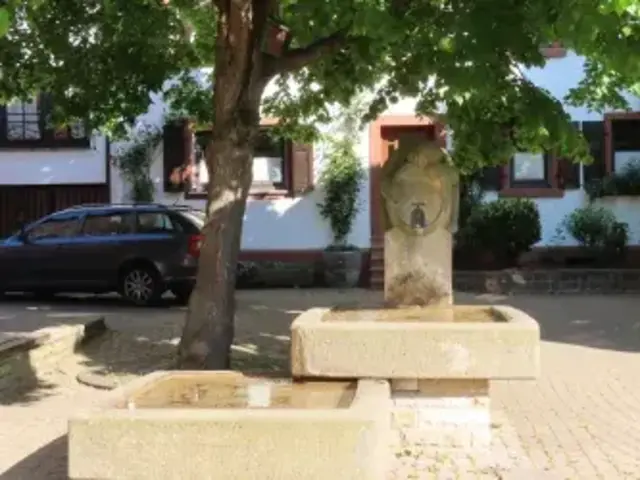 Der Winzerbrunnen in Bobenheim am Berg.  | Foto: Tourismus Freinsheim