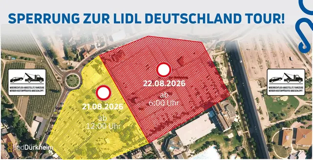 Auf dem Wurstmarktplatz ist in den Tagen vor der Veranstaltung vorübergehend kein Parken möglich. | Foto: Presse