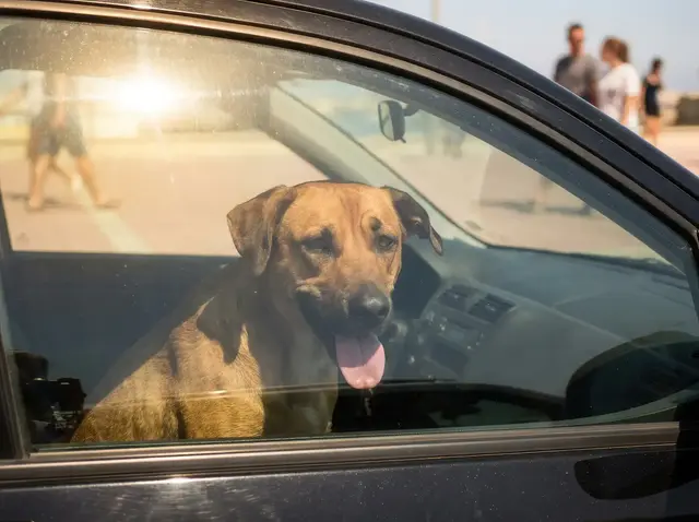 Schon nach wenigen Minuten kann sich ein geparktes Auto bei sommerlichen Temperaturen stark aufheizen. Die Polizei warnt davor, Kinder oder Tiere im Fahrzeug zurückzulassen | Foto: ai_katrin/stock.adobe.com