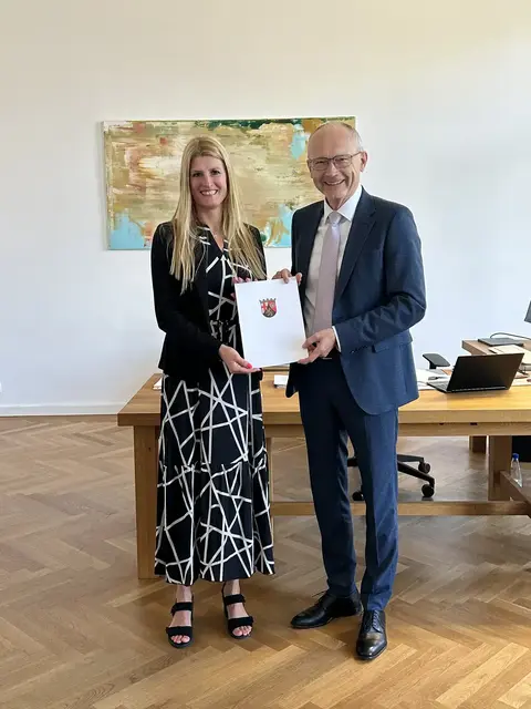 Carina Prange übernahm am 23. Juli die Leitung des Sozialgerichts Speyer. | Foto: Emily Pantikowa