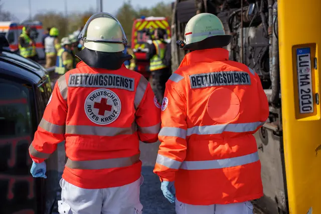 Die neue DRK-Landesverstärkung unterstützt den Katastrophenschutz in Rheinland-Pfalz mit moderner Technik, Spezialfahrzeugen und geschulten Einsatzkräften bei Großschadenslagen | Foto: Kim Rileit
