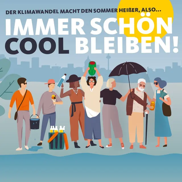 Bei Hitzewellen soll ein neuer Plan in Mannheim schneller helfen, Risiken für die Gesundheit zu senken. | Foto: Stadt Mannheim