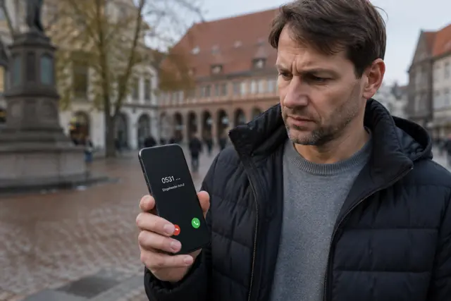 Unbekannte Anrufe mit der Vorwahl 0531 sollten Sie kritisch prüfen | Foto: Stephanie Walter - erstellt mit KI