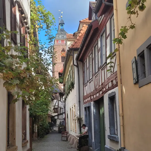 Zu den Sehenswürdigkeiten Pfalz zählt auch die Metzgergasse in Neustadt an der Weinstraße. | Foto: Markus Pacher