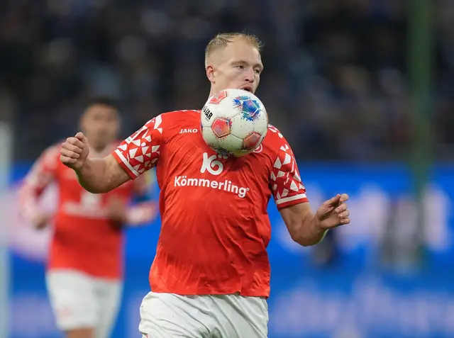 Andreas Hanche-Olsen erzielte das Mainzer Siegtor im Test gegen Al-Ahli. (Archivbild) | Foto: Marcus Brandt/dpa