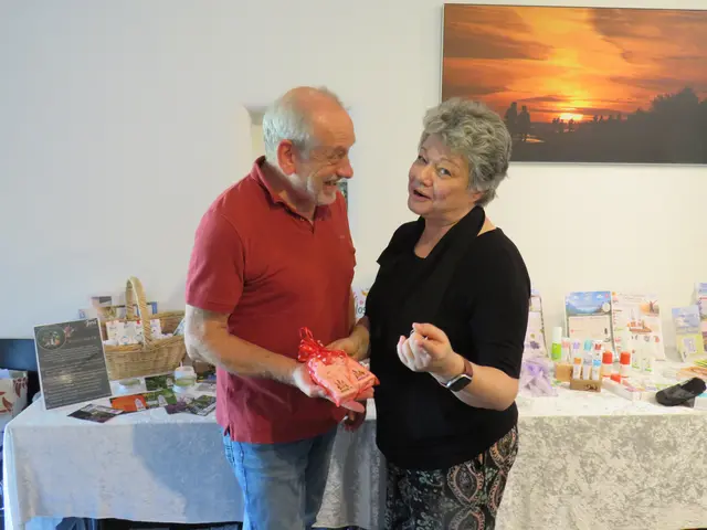 Bernd und Ursula Müller waren zu Scherzen aufgelegt | Foto: Brigitte Melder
