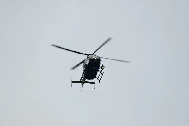 Ein Polizeihubschrauber kreiste am Montagmorgen rund eine Stunde über Ludwigshafen. Die Polizei beobachtete aus der Luft die Auswirkungen der Sperrung der Hochstraße Nord auf den Verkehr. | Foto: CarloEmanuele/stock.adobe.com