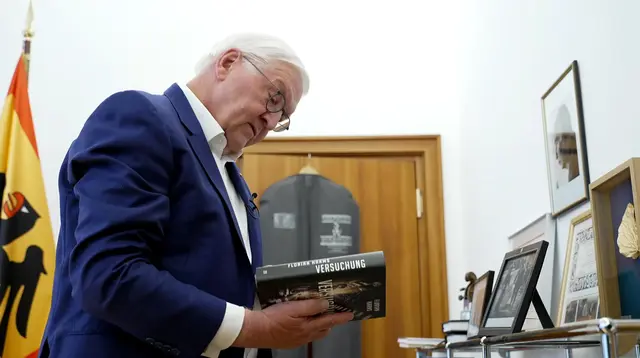 Bundespräsident Steinmeier: In der Reportage geht es um den Umzug aus Schloss Bellevue in ein Übergangsquartier. | Foto: rbb - Rundfunk Berlin-Brandenburg, Foto: rbb/HSB