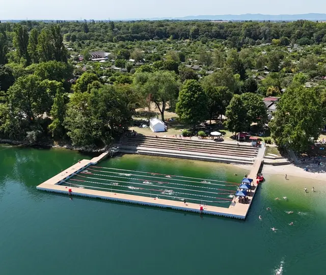 Bild 9 --&gt; 24-Stunden-Schwimmen, Stollenwörthweiher  | Foto: Matheus Silveira