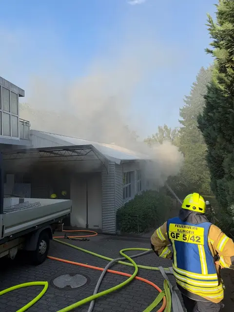 agerhalle im Ortsteil Hüttigweiler | Foto: Feuerwehr Illingen