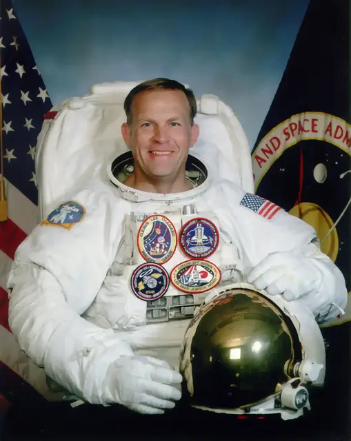 NASA-Astronaut Mark Lee spricht am 8. August im Technik Museum Speyer über vier Space-Shuttle-Missionen und beantwortet Fragen aus dem Publikum. | Foto: NASA
