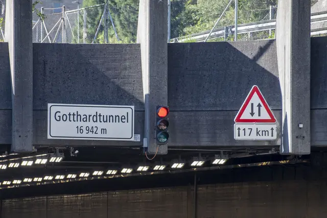 Im Tunnel sind Wartungsarbeiten nötig. (Archivbild) | Foto: Urs Flueeler/KEYSTONE/dpa