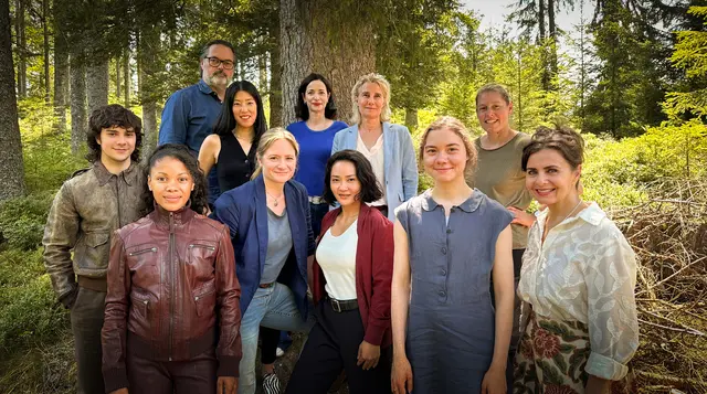 Keltenburg: Regisseur Andreas Herzog dreht die neue sechsteilige Crime-Serie mit Julia Jentsch und Mai Duong Kieu. | Foto: SWR - Das Erste