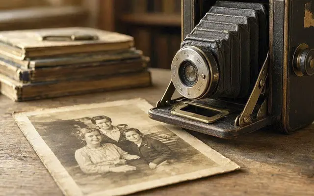 Der Heimatverein Hatzenbühl macht mit seinem Projekt „Hatzenbühl damals &amp; digital“ historische Aufnahmen aus dem Ort für kommende Generationen zugänglich. (Symbolfoto bearbeitet mit KI) | Foto: Heike Schwitalla
