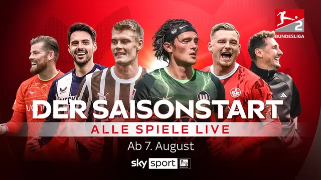 Sky Sport: Der Saisonstart der 2. Bundesliga beginnt am Freitag mit VfL Bochum gegen Hertha BSC ab 19.30 Uhr. | Foto: Sky Deutschland