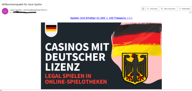 Screenshot: So sehen Scam-Emails aus | Foto: Heike Schwitalla