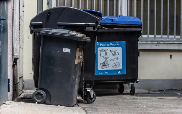Während einer Straßensperrung müssen Anwohnende ihre Mülltonnen zu Sammelstellen in der Nähe bringen (Symbolbild) | Foto: Paul Needham