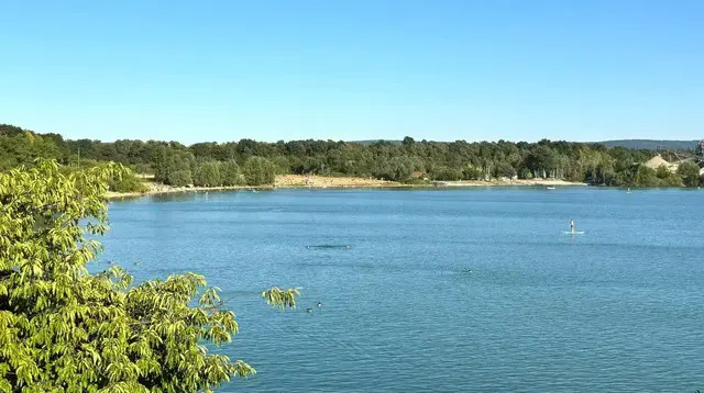 So fühlt sich Urlaub an - in Karlsruhe ist er am Epplesee zu erleben. | Foto: Thorsten Kornmann