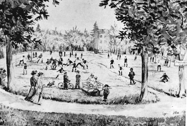 Der Engländerplatz | Foto: historisch