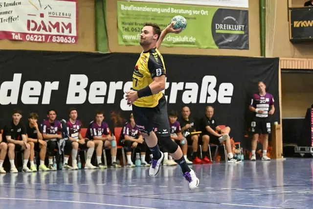 Rhein-Neckar Löwe Dani Baijens im Testspiel bei S3L Handball.
 | Foto: Ruffler/PIX-Sportfotos