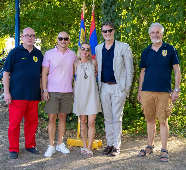 Das amtierende Mannheimer Stadtprinzenpaar beim MTC-Sommerfest. | Foto: Bernd M. Scheurer