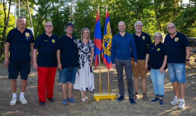 Das Kurfürstenpaar der Carl Theodor Gesellschaft in Schwetzingen, gab sich die Ehre. | Foto: Bernd M. Scheurer
