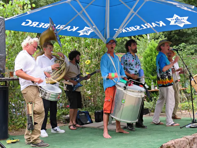 Spielfreude pur bei den Wandermusikanten | Foto: Brigitte Melder