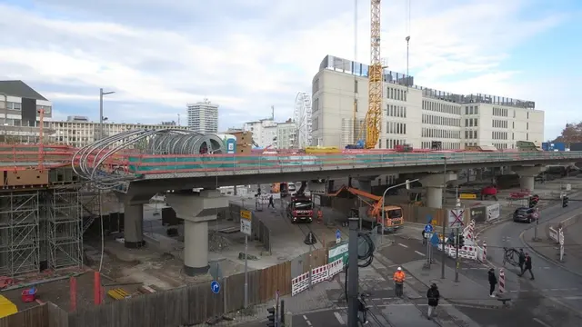 Die Stahlbetontrasse wird stabiler und tragfähiger | Foto: Julia Glöckner