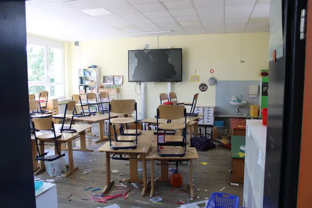 Unbekannte haben eine Grundschule in Troisdorf-Spich am Wochenende verwüstet und einen sehr hohen Sachschaden angerichtet. Die Polizei ermittelt wegen Einbruchs und massiver Sachbeschädigung. | Foto: Kreispolizeibehörde Rhein-Sieg-Kreis