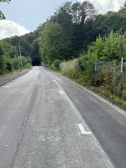 In der Luitpoldstraße entstehen oberhalb der Kardinal-von-Bettinger-Straße 16 neue Stellplätze. Die parkenden Autos sollen zugleich den Verkehr vom Kirchberg abbremsen. | Foto: Stadt Landstuhl