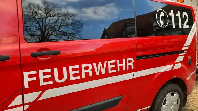Ein brennender Baum und ein in Flammen stehender Holzzaun haben am Dienstagnachmittag einen Feuerwehreinsatz in der Heidelberger Mittermaierstraße ausgelöst. Für die Löscharbeiten musste die Straße zeitweise voll gesperrt werden. | Foto: Kristin Hätterich