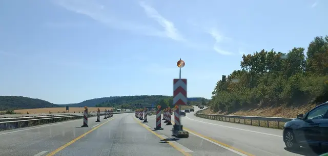 A63 bei Kaiserslautern: In zwei Nächten wird die Autobahn in Fahrtrichtung Saarbrücken am Autobahndreieck voll gesperrt | Foto: Monika Klein