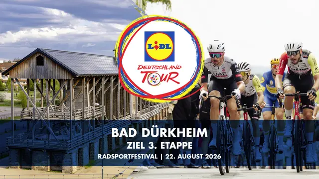 Am Samstag, 22. August 2026, wird Bad Dürkheim Zielort der dritten Etappe der Lidl Deutschland Tour.  | Foto: Stadt Bad Dürkheim