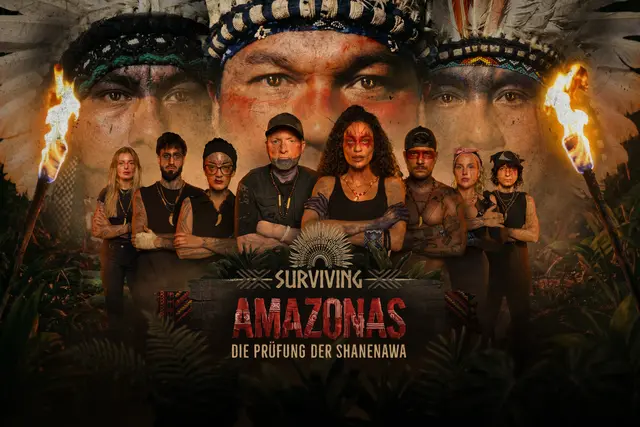 Surviving Amazonas - Die Prüfung der Shanenawa: Acht Prominente leben zehn Tage im Amazonasgebiet nach den Prinzipien der Shanenawa. | Foto: Joyn