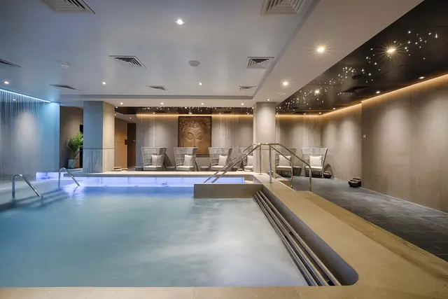 MSC Cruises: Blick in das MSC Aurea Spa der MSC World Asia, das einen Thermalbereich und verschiedene Wellnessanwendungen bündelt. | Foto: © MSC Cruises