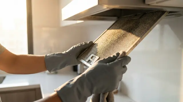 Mit den richtigen Hausmitteln ist die Dunstabzugshaube im Nu gereinigt. | Foto: Yasmin/stock.adobe.com