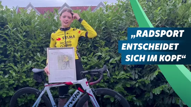 Deutschland Tour: Mia (13) kommentiert am 22. August ab 15.35 Uhr die 3. Etappe live im Ersten und auf sportschau.de. | Foto: KiKA - Der Kinderkanal ARD/ZDF
