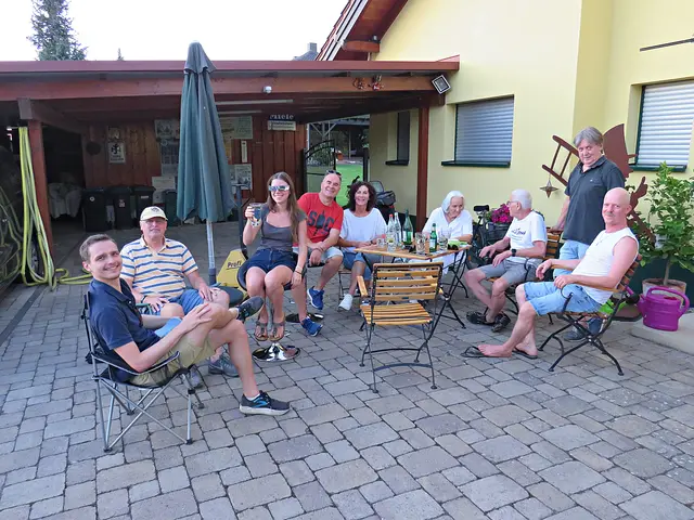 Abschluss bei Claus Lang mit Freunden | Foto: Brigitte Melder
