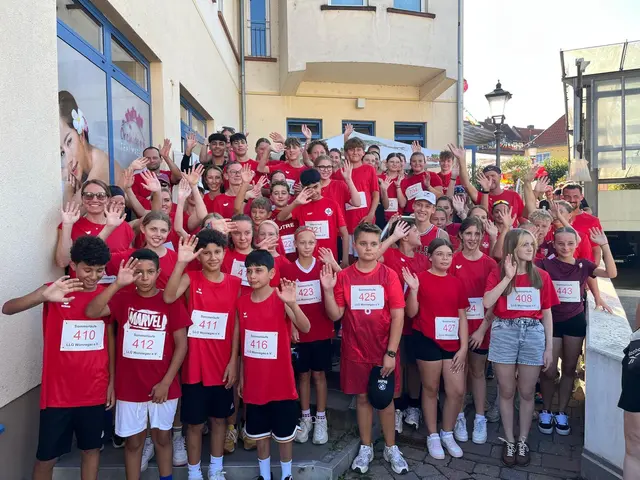 Läufergruppe der Neumayerschule | Foto: Neumayerschule