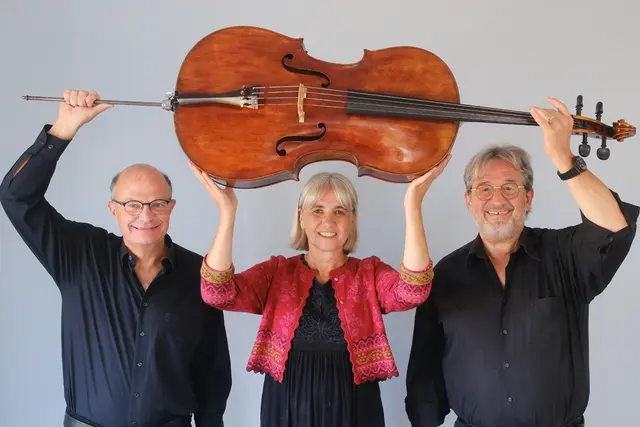 Die Kulturandacht in der Marienkirche Kaiserslautern steht unter dem Motto „Hoffnung hat einen Klang“. Das Jazztrio My Funny Cellotine sorgt für die musikalische Gestaltung | Foto: My Funny Cellotine/gratis