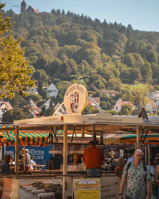 Am Dürreplatz feiert man mit Live-Musik und regionalen Spezialitäten. | Foto: Robert Nagy