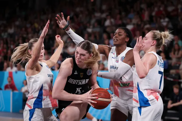 Luisa Geiselsöder war beim ersten WM-Test der Basketballerinnen dabei, konnte die knappe Niederlage aber nicht verhindern (Archivbild) | Foto: Christian Charisius/dpa