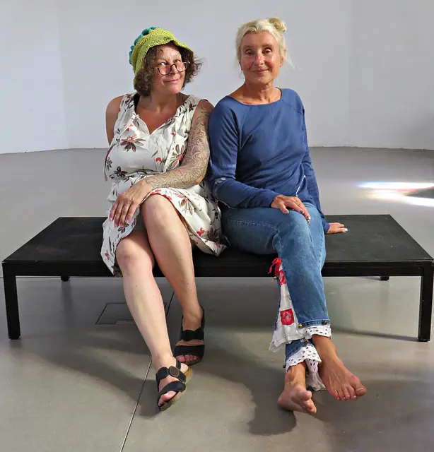 Simone und Kathrin, beides Powerfrauen | Foto: Brigitte Melder