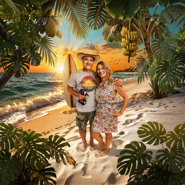 Willkommen bei den Reimanns: Manu und Konny Reimann starten auf Barbados in ein neues Kapitel und planen „Konny Island IV“. | Foto: Kabel Eins