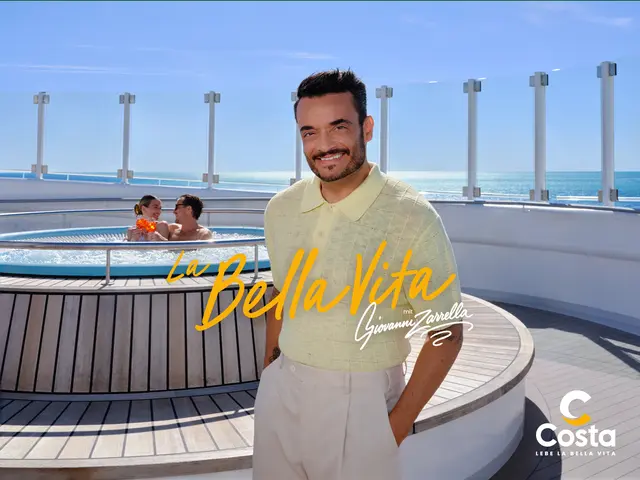 Giovanni Zarrella: Mit „La Bella Vita“ startet eine neue Kampagnenrunde von Costa Kreuzfahrten, die unter anderem Kanaren, Madeira und ein Capri-Motiv bewirbt. | Foto: Costa Kreuzfahrten