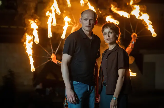 Tod am Rennsteig: In Erfurt laufen die Dreharbeiten zum neuen Film „Feuer und Flamme“ (Arbeitstitel). | Foto: MDR Mitteldeutscher Rundfunk, Foto: Oliver Feist