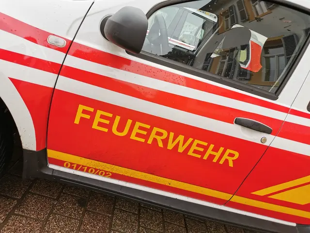 In Wörth am Rhein ist ein Auto nach Rauchentwicklung auf der A65 vollständig in Brand geraten. Der 67-jährige Fahrer blieb unverletzt, die Feuerwehr löschte den Pkw-Brand. | Foto: Heike Schwitalla